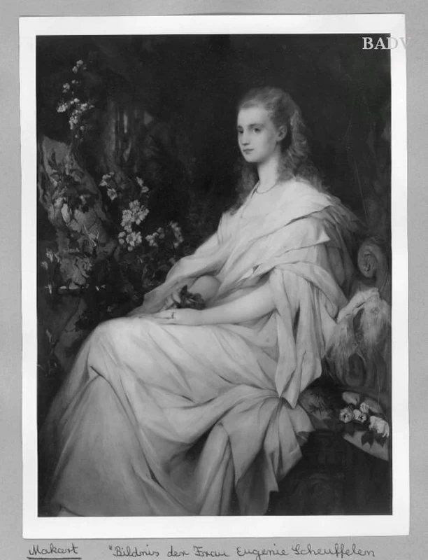 Ritratto della Dott. von Schäuffelen in un'antica veste bianca - Führermuseum, Linz